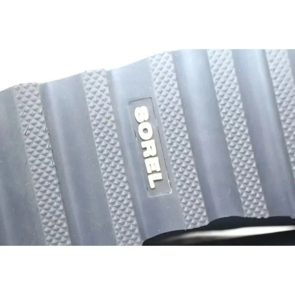 Nice! Sorel Joan Rain Gloss Short Boots! Waterproof Blue Women's Size 6.5 - Picture 8 of 9